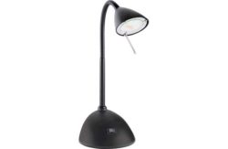 HOME Gooseneck Desk Lamp - Black.